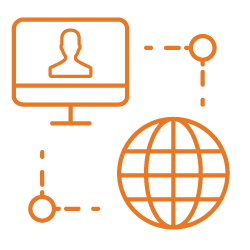 Profilir digital network icon